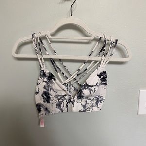 VS PINK Marbled Bralette - Black and White